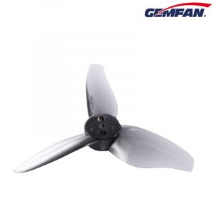 Gemfan 2023-3 Blade Hurricane PC Propellers (1mm Shaft) - Clear Gray