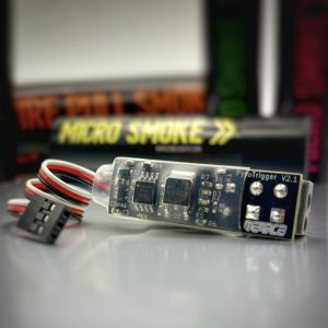menace rc pyrotrigger, the simple solution for activating smoke on your RC model.