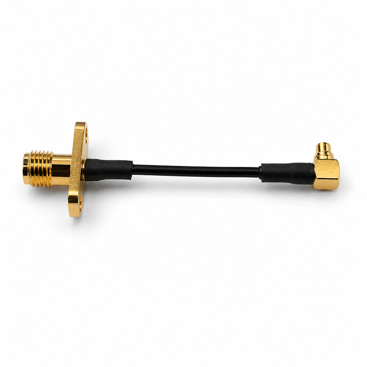 Extension MMCX 90° Male to SMA Female Extension Cable (40mm) – Low Loss FPV Antenna Pigtail Adapter up to 6GHz