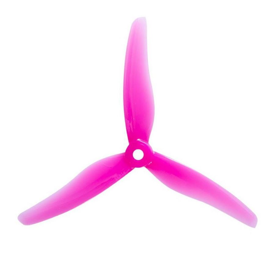 Gemfan 51433 Hurricane 3-Blade Props 5mm Pink FPV (2CW 2CCW)