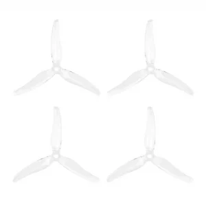 Gemfan 51433 Hurricane 3-Blade Props 5mm Clear FPV (2CW 2CCW)