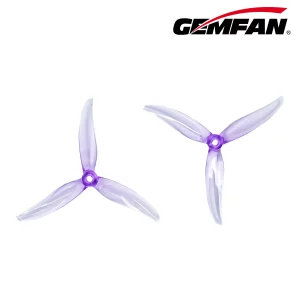 gemfan-5129-2-minjae-3-blade-props-5mm-clear-PURPLE-fpv